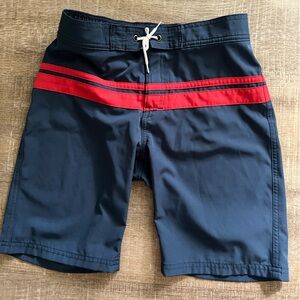 EUC Crewcuts by JCrew Boys Striped Swim Trunks